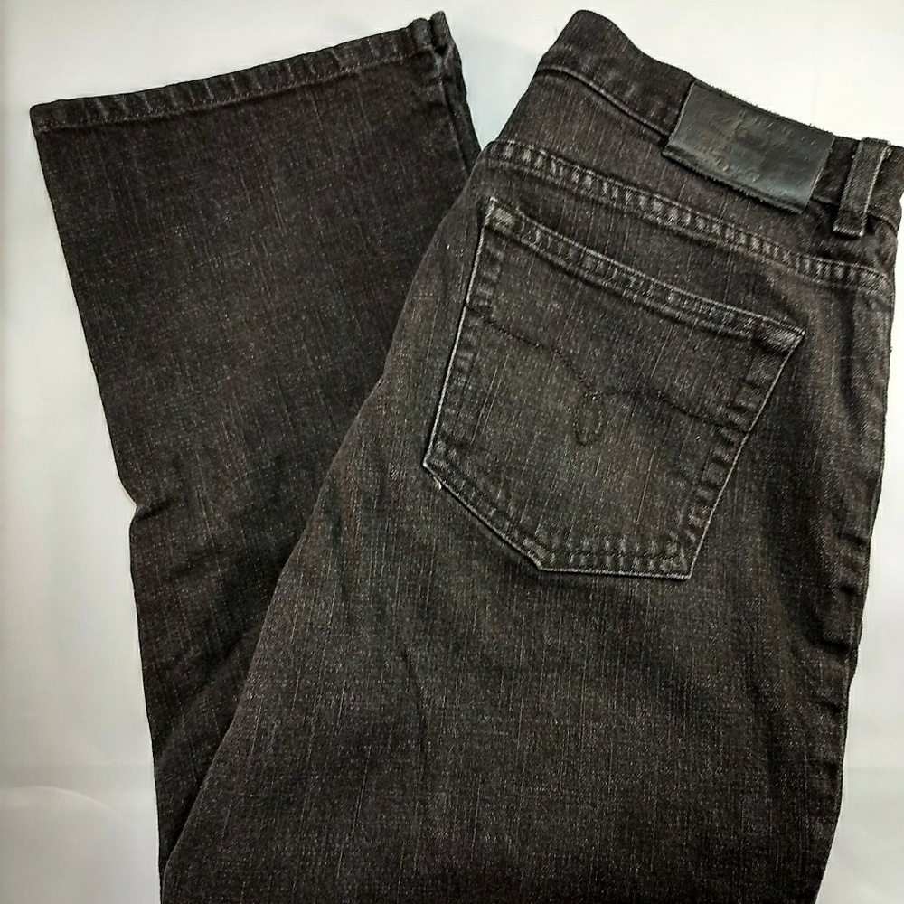 Ralph Lauren Womens Black Straight Leg Jeans 10